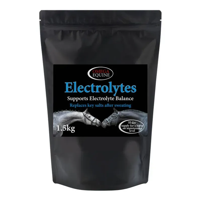 Omega Equine Electrolytes in Black