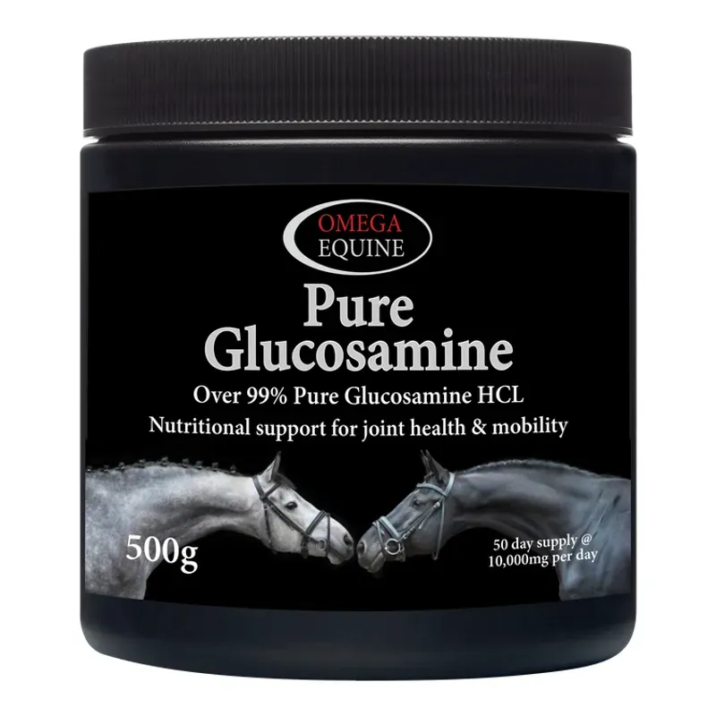 Omega Equine Pure Glucosamine in Black