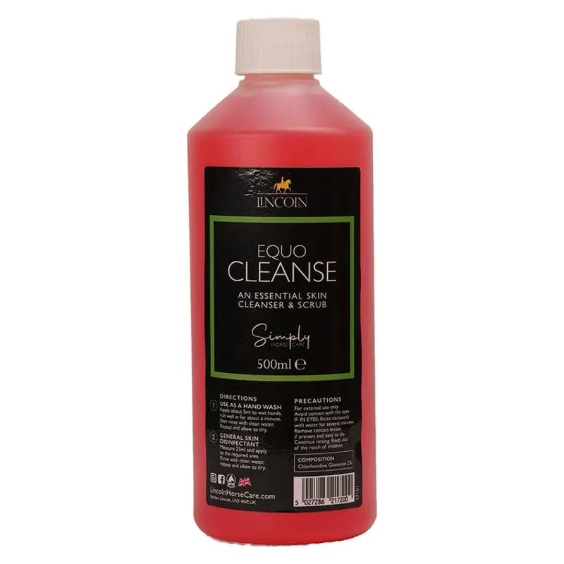 Lincoln 500ml Simply Equo-Cleanse in Red