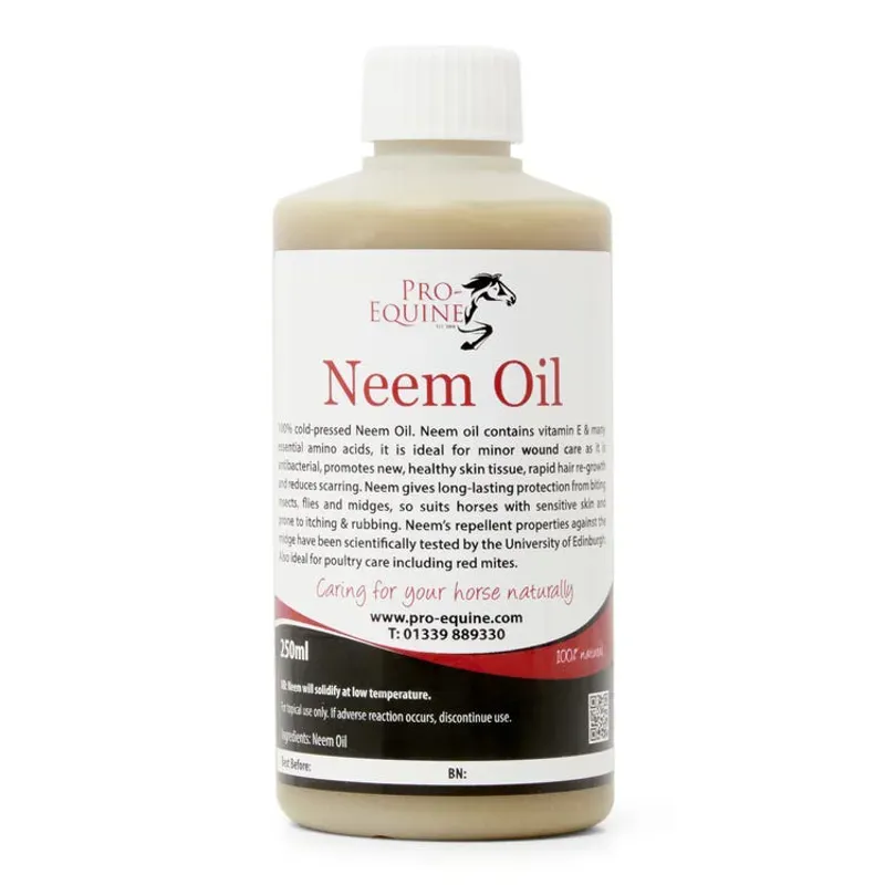 Pro-Equine Neem Oil in White
