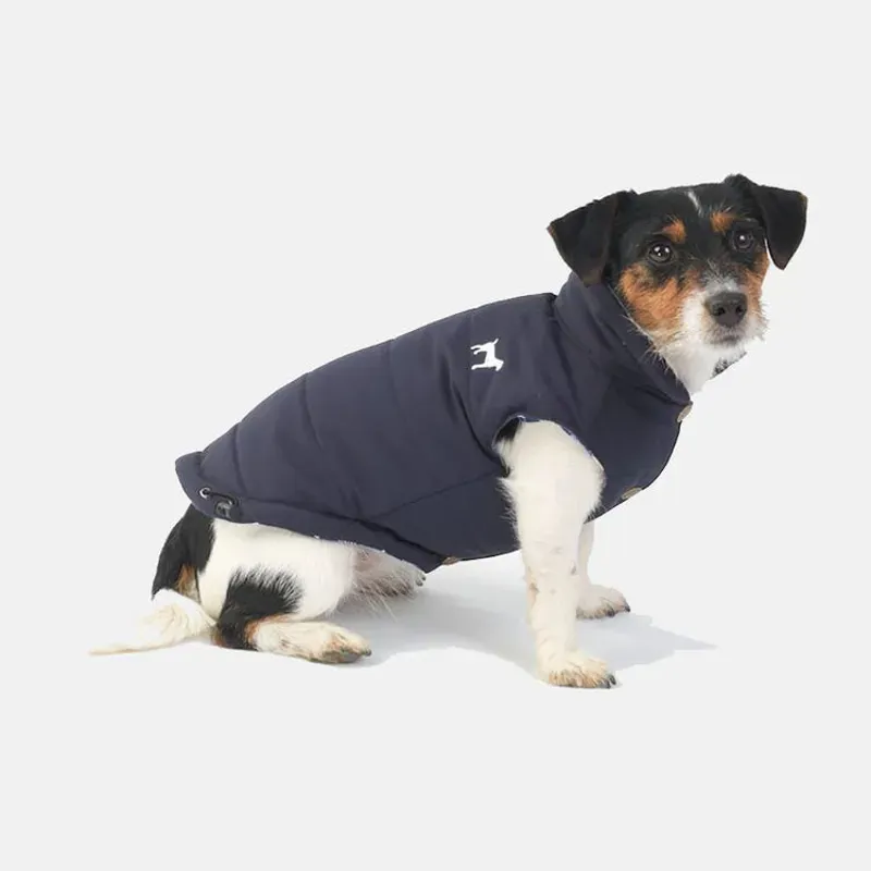 House Of Paws Fleece Lined Gilet in Navy