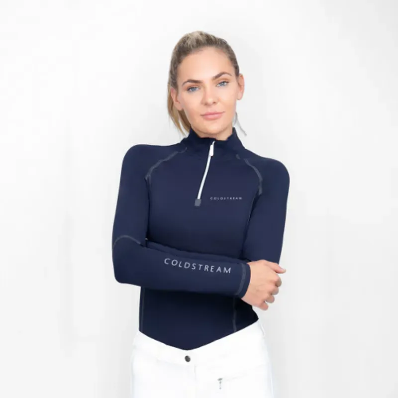 Coldstream Lennel Base Layer in Navy/Grey