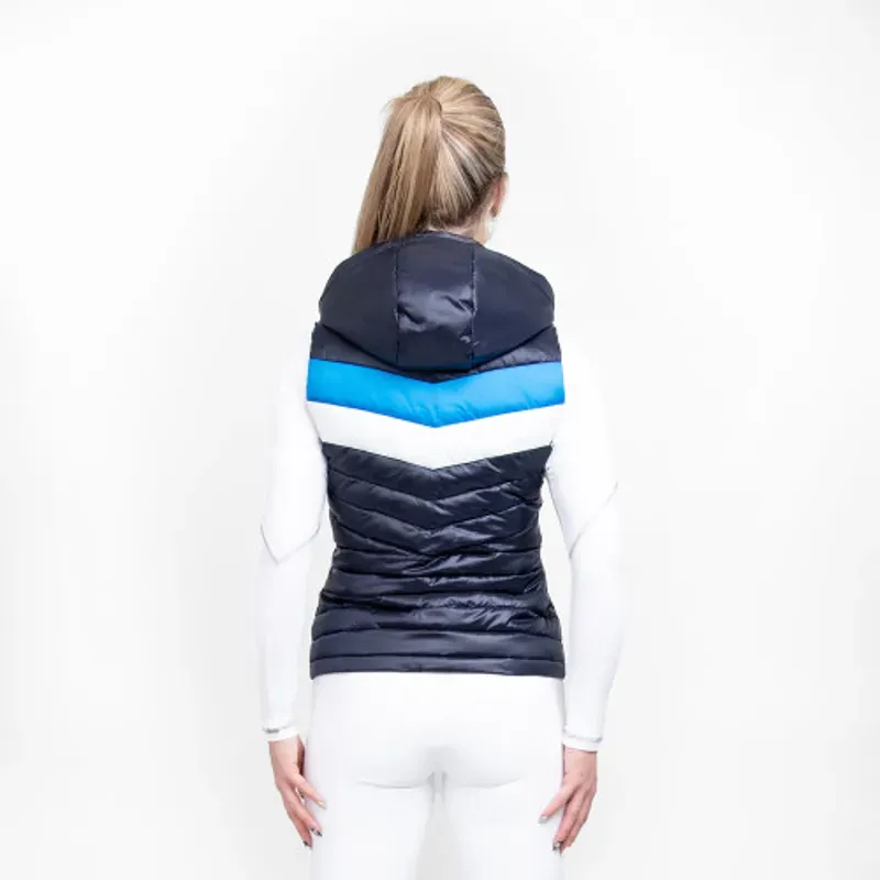 Coldstream Southdean Quilted Gilet - - Navy/White/Blue-2