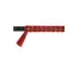 ShowQuest York Brow Band in Red/Gold with Crystals