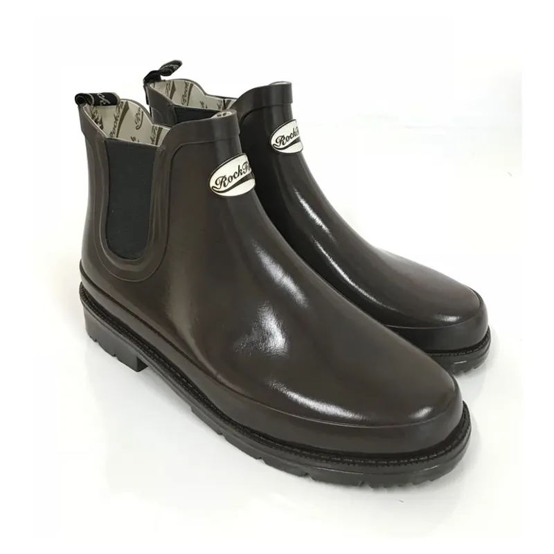 Rockfish Women's Urban Chelsea Boot Gloss - - Dark Chocolate uk 4