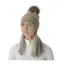 Hy Equestrian Alaska Diamante Bobble Hat in Beige/Gold