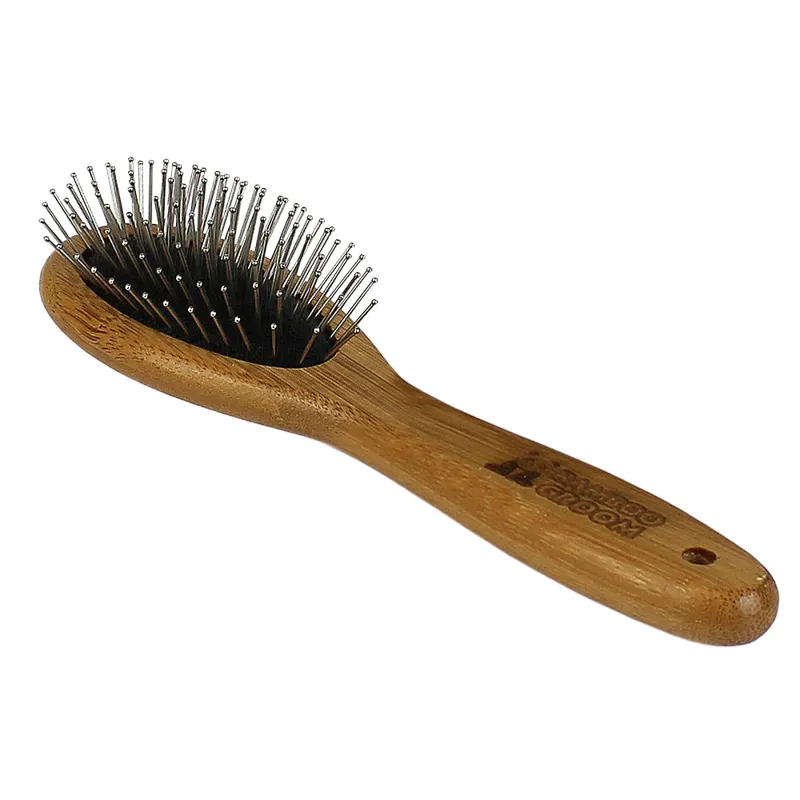 Taka Products Bamboo Groom Oval Pin Brush