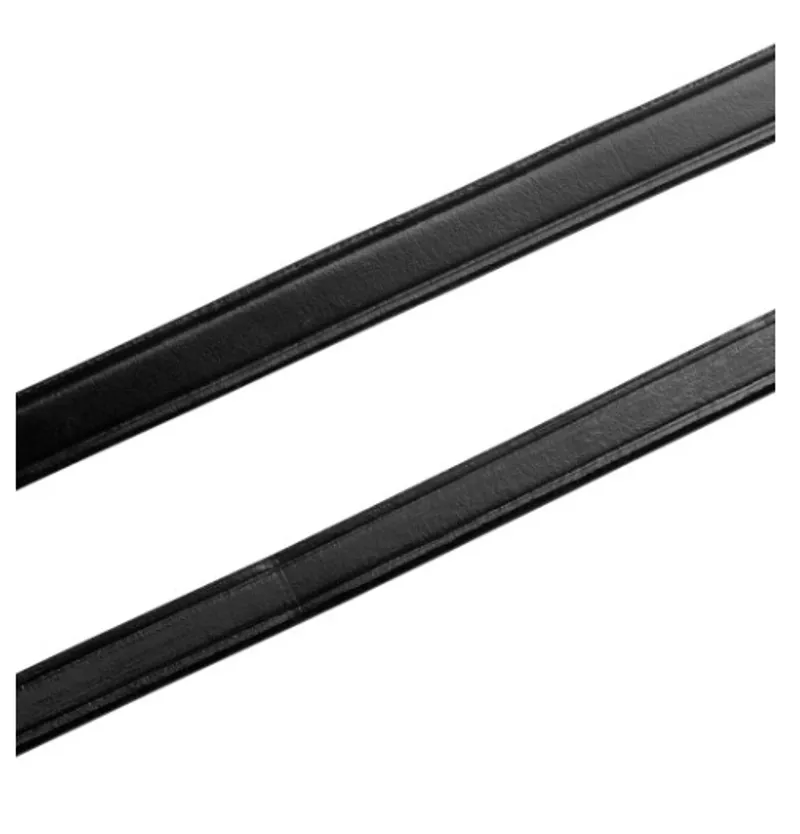 Hy Plain Leather Reins in Black