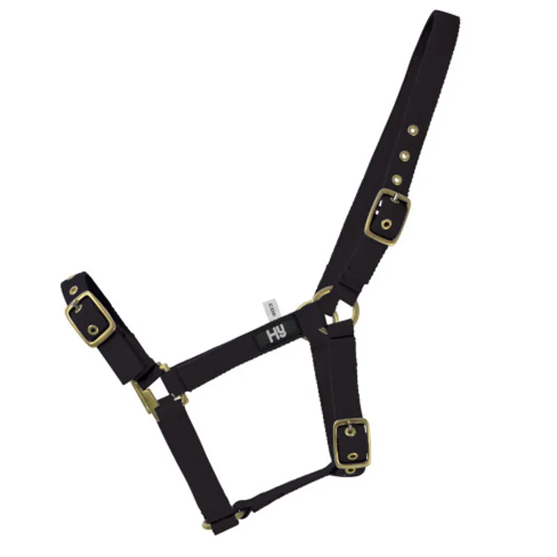 Hy Holly Fully Adjustable Head Collar in Black