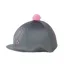 Hy Equestrian Stella Hat Cover in Grey/Pink