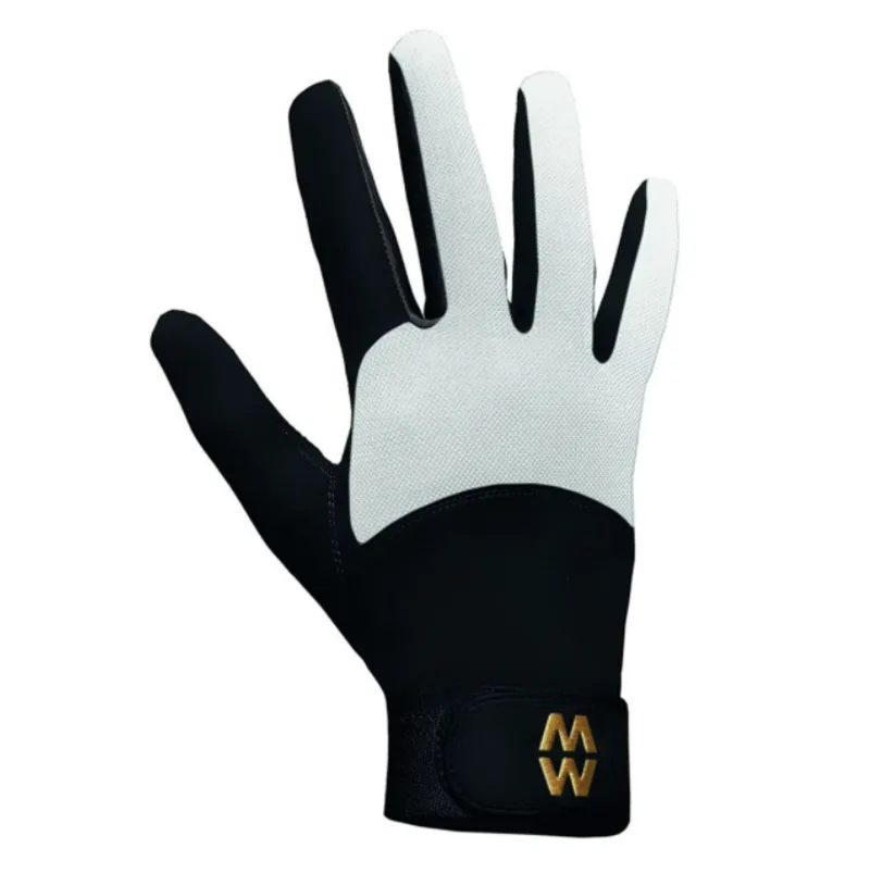 Macwet Mesh Long Cuff Gloves in Black/White