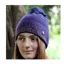 Hy Equestrian Alaska Diamante Bobble Hat in Navy/Rose Gold