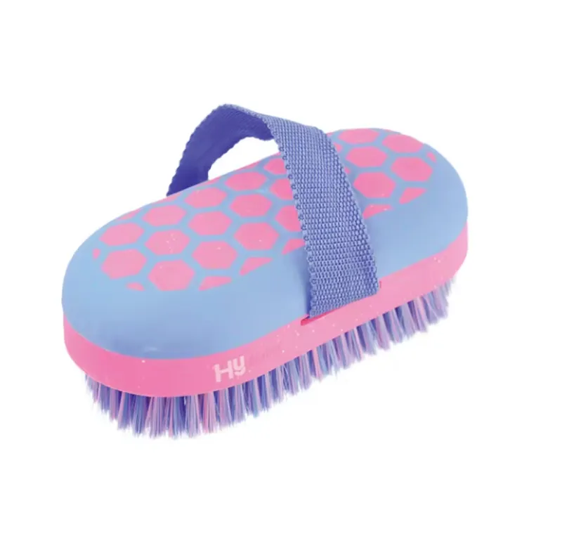 Hy Shine Glitter Body Brush in Blue/Pink