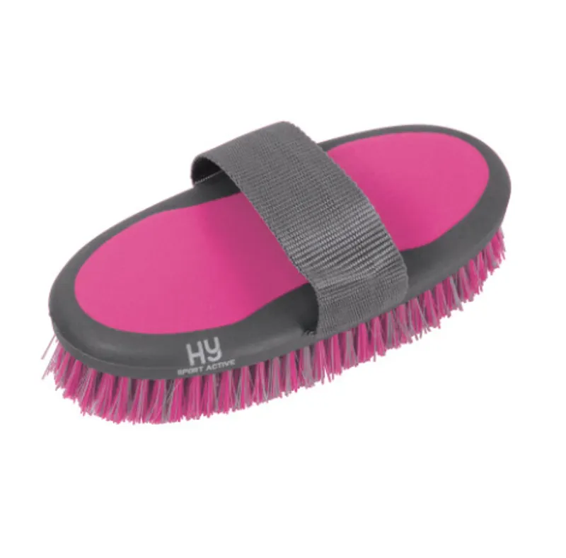 Hy Sport Active Body Brush in Bubblegum Pink