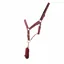 Hy Equestrian Rose Glitter Head Collar and Lead Rope Set in Burgundy