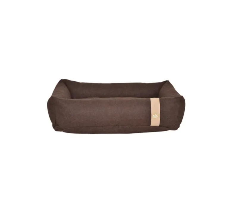 Companion Accessories Country Snuggle Dog Bed in Chocolate