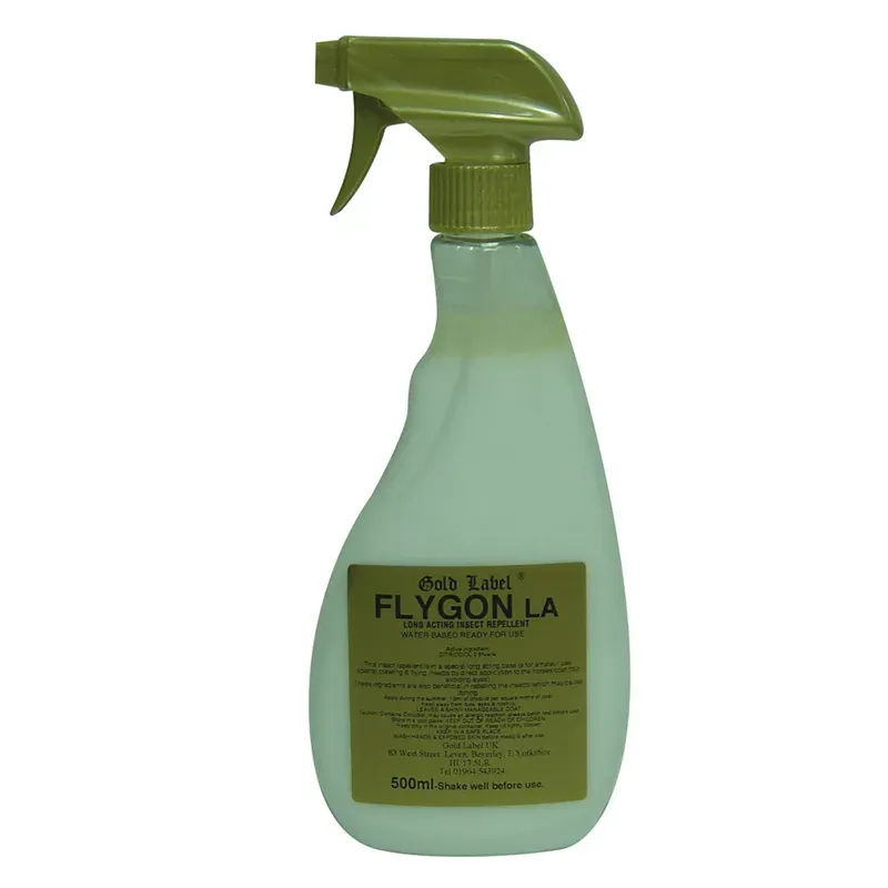 Gold Label 500ml Long Acting Flygon Spray in Gold