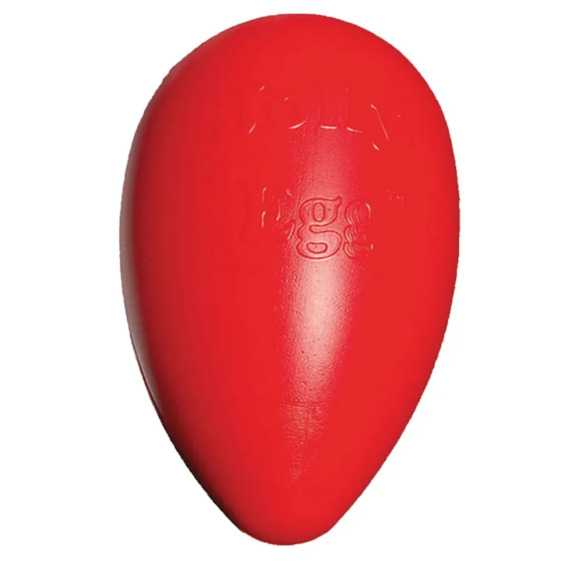 Horsemens Pride Jolly Pets Jolly Egg 8in Jolly Ball in Red