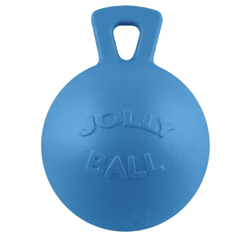 Horsemen's Pride 10-inch Jolly Ball in Blueberry Scented Blue