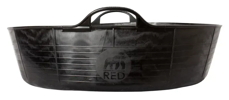 Red Gorilla Large Shallow Tub in Black