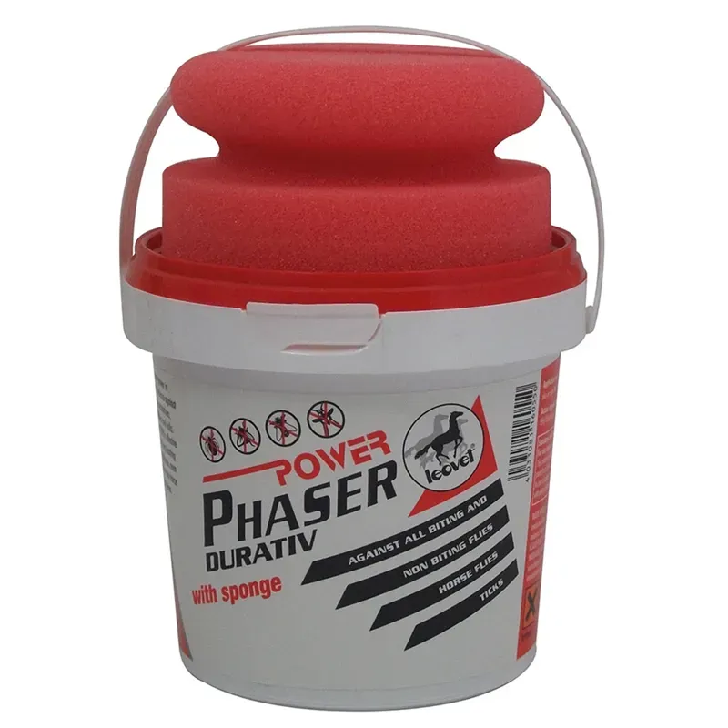 Leovet 500ml Power Phaser Durativ w/Sponge in White
