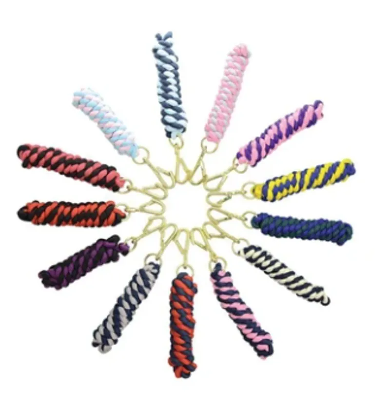 Hy Two Tone Twisted Lead Rope in Navy/Royal Blue