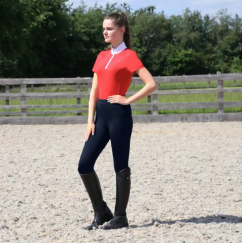 Hy Equestrian Selah Competition Riding Tights in Navy