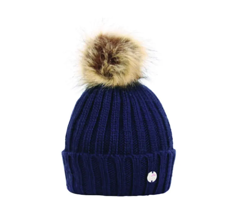 Little Rider Sheila Bobble Hat in Navy