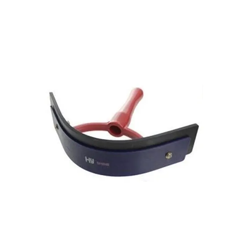 Hy Shine Pro Groom Sweat Scraper in Navy/Red
