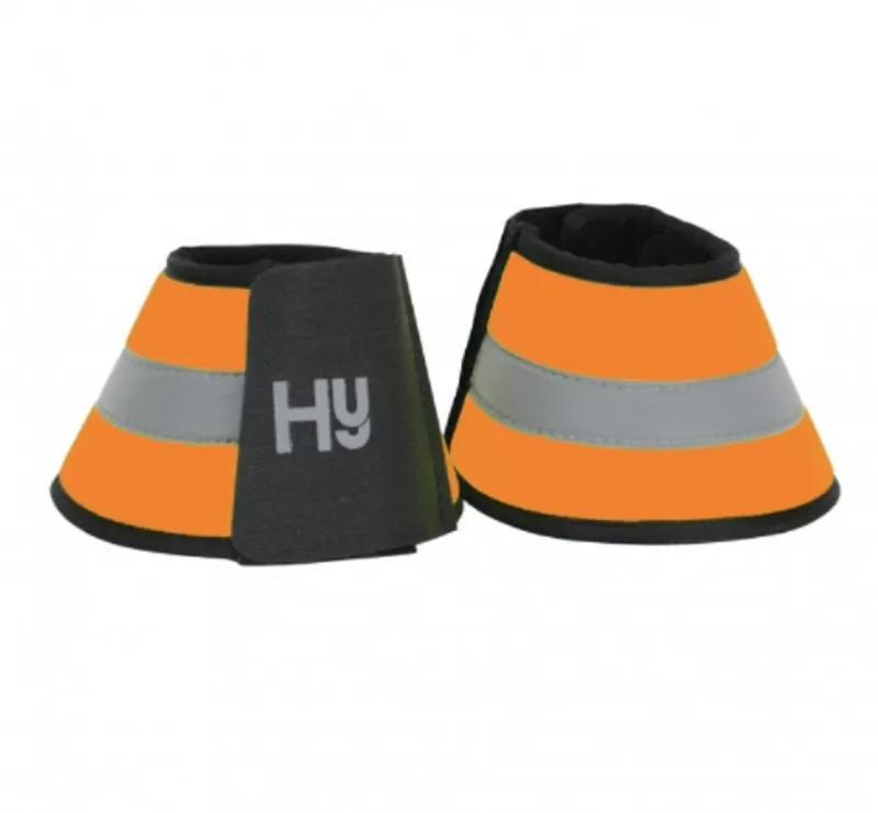 Hy Viz Reflector Over Reach Boots in Orange