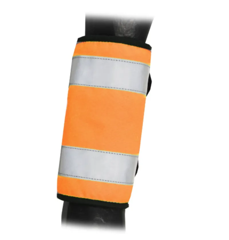 Hy Viz Reflector Horse Leg Wraps in Orange