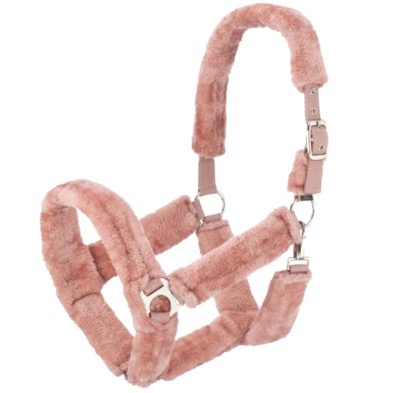 Hy Equestrian Fab Fleece Headcollar in Pink