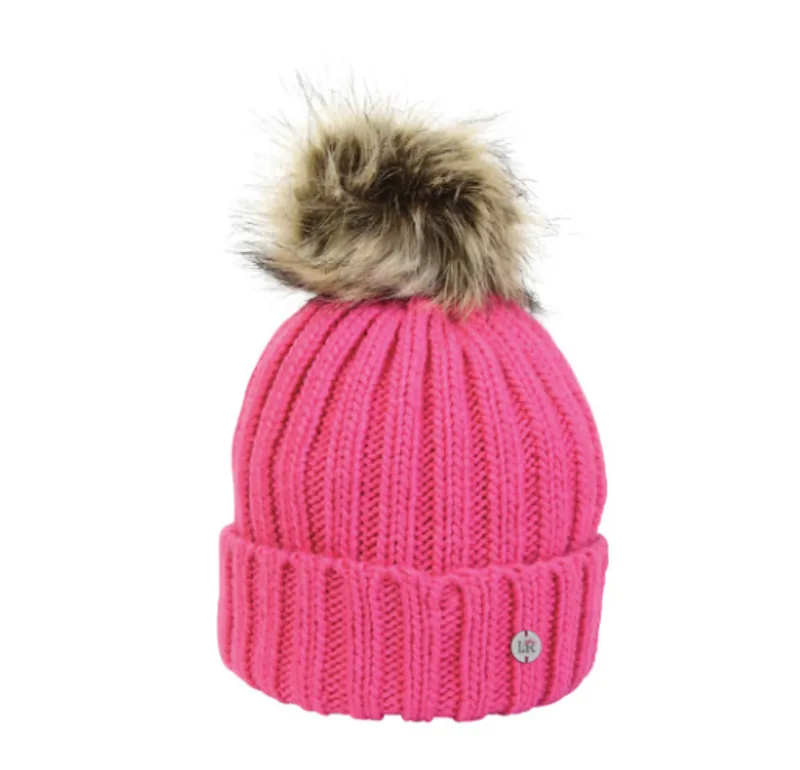 Little Rider Sheila Bobble Hat in Pink