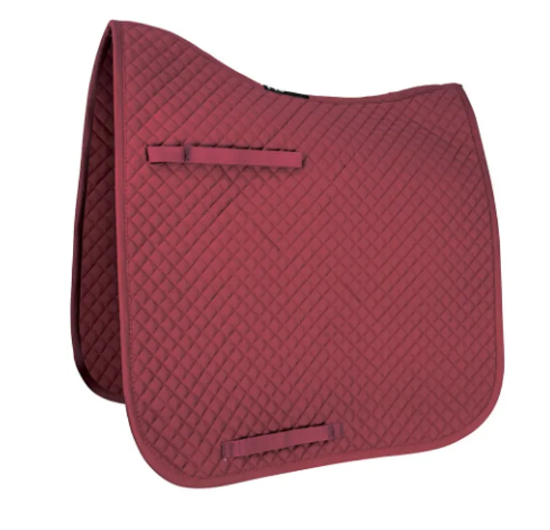 Hy Equestrian Competition Dressage Pad in Cabernet