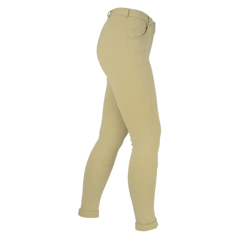 Hy Equestrian Burton Ladies Jodhpurs in Beige-1