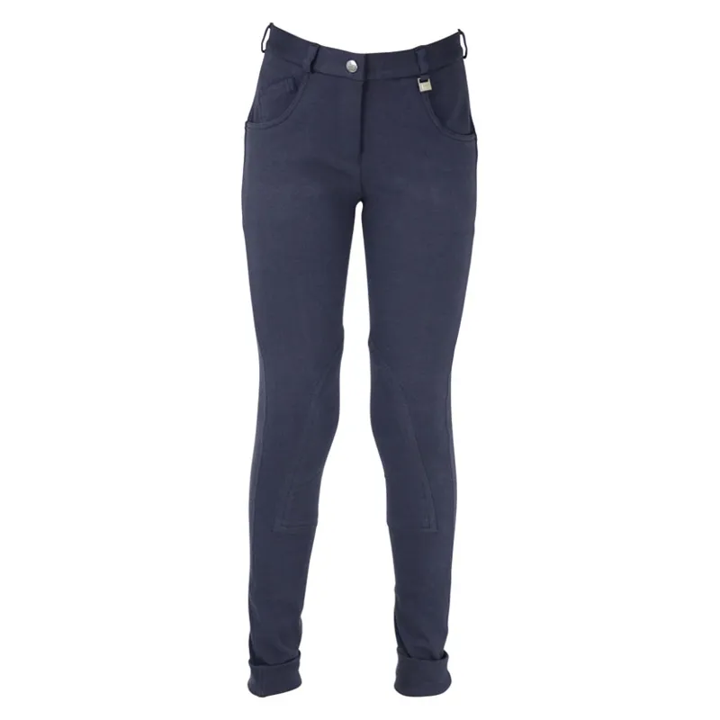 Hy Equestrian Burton Children's Jodhpurs in Navy