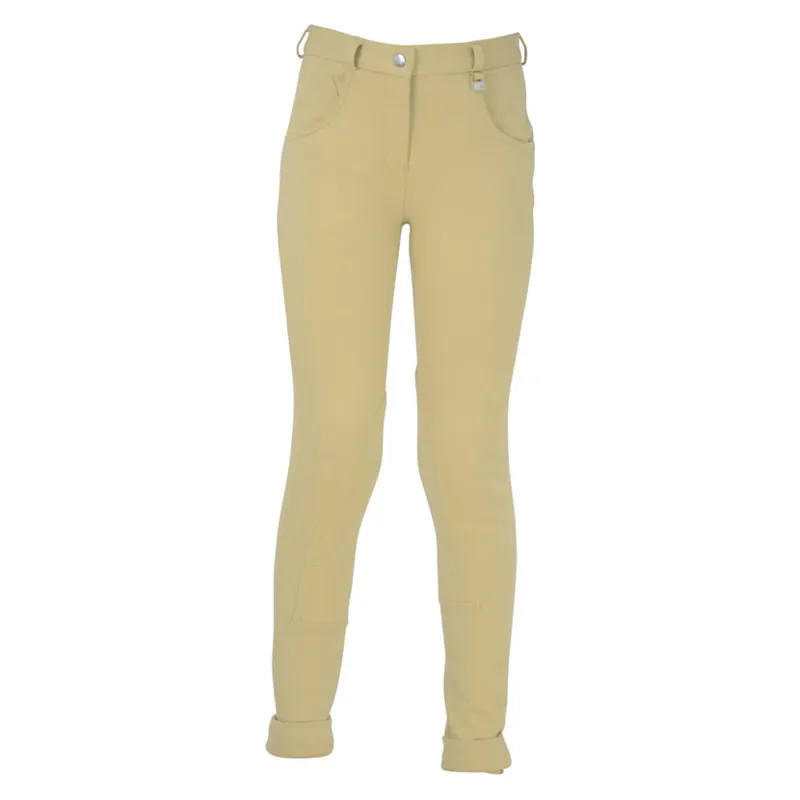Hy Performance Equestrian Burton Children's Jodhpurs in Beige