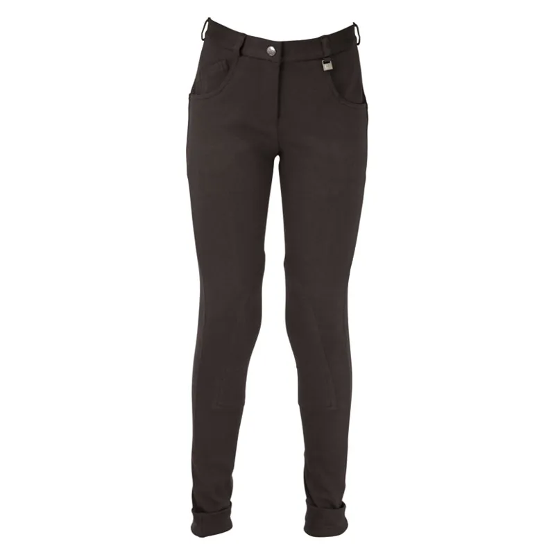 Hy Equestrian Burton Children's Jodhpurs in Black
