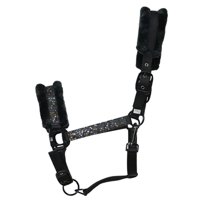 Hy Dazzle Head Collar in Black Sparkle