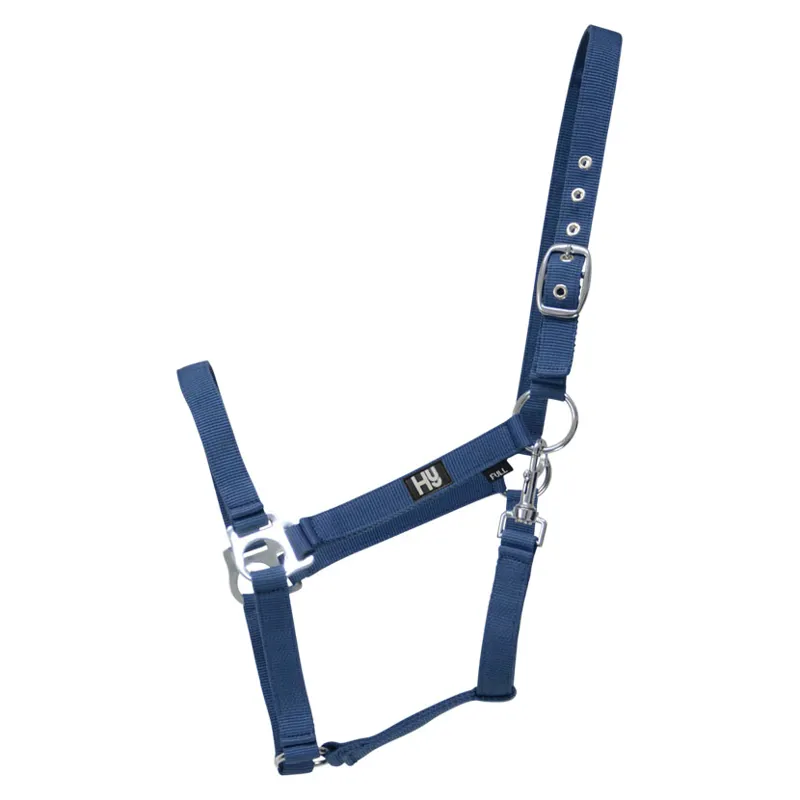 Hy Equestrian Economy Plus Head Collar - - Blue full