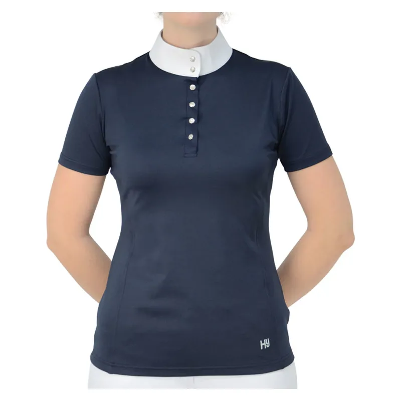 Hy Fashion Joanna Glam Show Shirt in Sapphire Blue-1