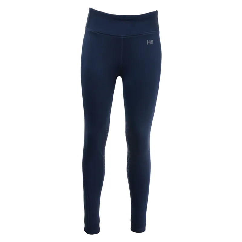 Hy Performance Supernova Ladies Riding Skins in Black/Midnight Blue