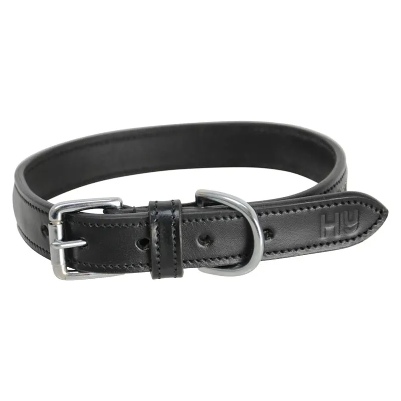 Hy Encrusted Dog Collar in Black-1