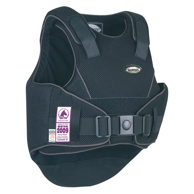 Champion Flexair Body Protector in Black/Gunmetal
