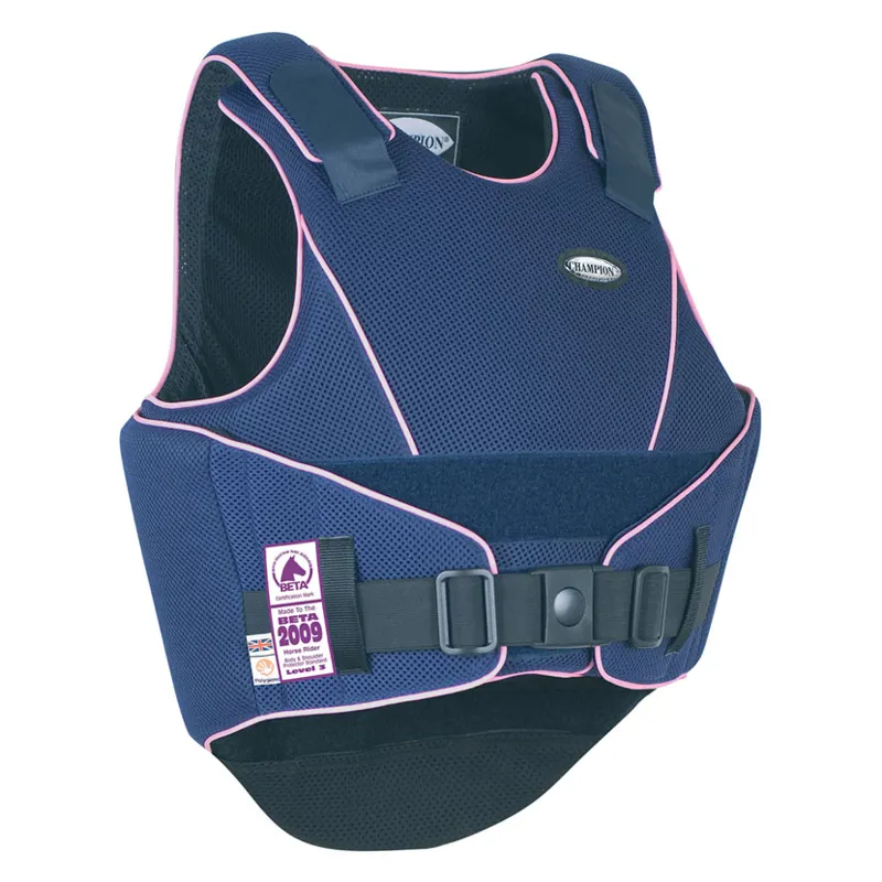 Champion Flexair Body Protector in Navy/Sugar Pink