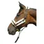 Hy Sheepskin Head Collar in Brown/Cream