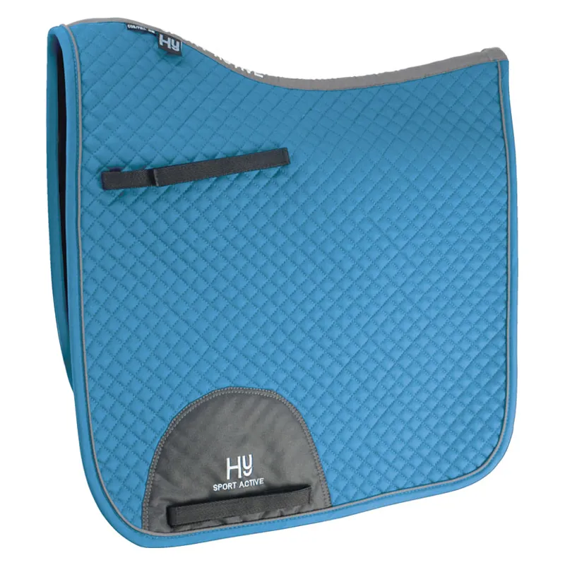 Hy Sport Active Dressage Saddle Pad - - Cob/ Full Aegean Green cob/full