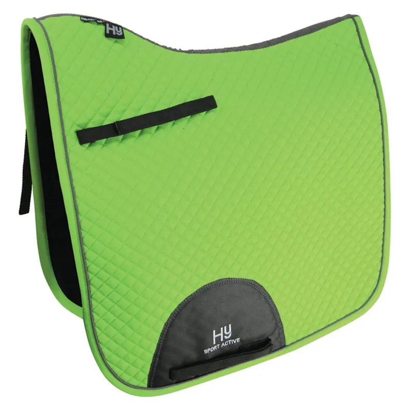 Hy Sport Active Dressage Saddle Pad in Spearmint Green