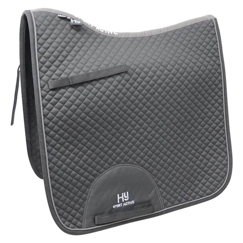 Hy Sport Active Dressage Saddle Pad in Black