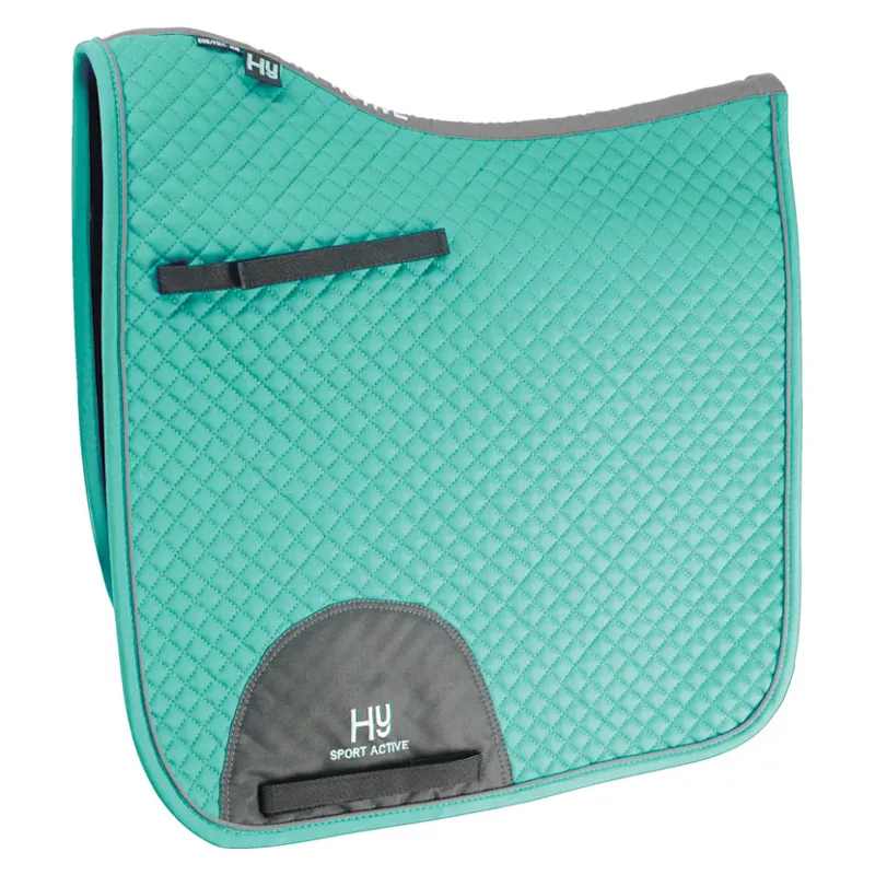 Hy Sport Active Dressage Saddle Pad in Emerald Green